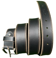 Ceinture pour homme en cuir véritable Croc avec épingle pour boucle Ceinture d'affaires réversible double face OEM/ODM double face rotative