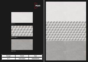Diseño atractivo Comprar buena calidad 300x600mm Nuevo producto Azulejo de cerámica de elevación frontal para decoración de paredes 8mm de espesor - Product Image 4