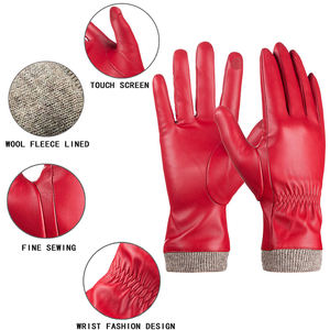 Gants en cuir à la mode en peau de mouton de la meilleure qualité Nouveau design Gants en cuir à la mode confortables du Pakistan - Product Image 3