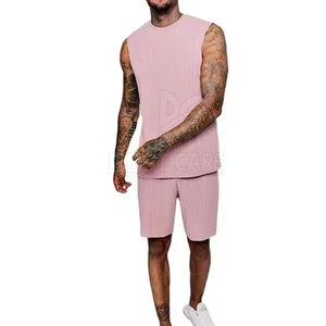 Respirant hommes sans manches ensemble court pour se prélasser hommes sans manches ensemble court pour l'extérieur - Product Image 1