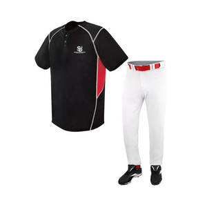 Uniforme de Béisbol Transpirable de Alta Calidad y Bajo MOQ para Adultos, Talla y Diseño Personalizables, Ropa Deportiva 100% Poliéster - Product Image 1