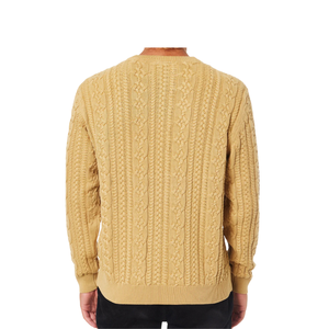 Pull à manches longues en tricot uni pour hommes-Pull décontracté confortable pour l'automne et l'hiver - Product Image 2