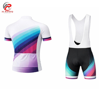 Ensemble de maillot de cyclisme d'été confortable, personnalisé, à séchage rapide, respirant, extensible, unisexe, pour le VTT, vêtements de course, shorts