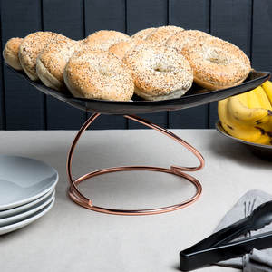 Présentoir à gâteaux en fil métallique de qualité pour hôtel, couleur noire, idéal pour les ustensiles de cuisine. - Product Image 6