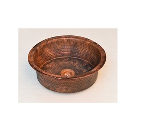 Bassin en cuivre de qualité supérieure pour des projets de décoration intérieure distinctifs offrant un attrait unique de finition artisanale - Product Image 6