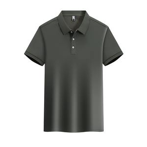 Ligero cómodo hombres Polo Top suave poliéster tela resistente a las arrugas fácil cuidado desgaste hombres casual algodón Polo camisa - Product Image 2