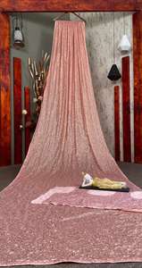 Georgette เสื้อเบลาส์ปักงานผู้หญิง,ชุดปาร์ตี้อินเดียส่าหรีส่าหรี - Product Image 2