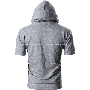 เสื้อสเวตเชิ้ตคอกลมทรงสลิมผ้าโพลีเอสเตอร์/คอตตอนสำหรับผู้ชาย ชุดเซ็ตพร้อมฮู้ด กางเกงจ็อกเกอร์ ปักโลโก้ได้ มองเห็นได้ชัดเจน ผ้าฟลีซกันน้ำ ไซส์ XS - Product Image 2