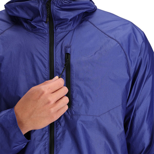 Custom <b>Packable</b> Windbreaker <b>Jacket</b> Lightweight Waterproof Hooded Running Outerwear OEM Manufacturer - Product Image 4