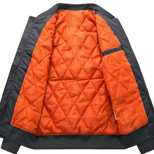 Veste de pilote légère printemps automne avec logo personnalisé Veste de vol rétro courte Coupe-vent Imperméable Bomber MA1 pour homme - Product Image 5