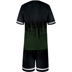 <b>Mens</b> <b>Summer</b> Outfit 2-Piece Set Short Sleeve T <b>Shirts</b> and Shorts Sweatsuit Set - Product Image 3