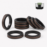 Kit de joints hydrauliques robustes et compacts pour pistons et vérins hydrauliques, en PTFE, NBR, POM, SPGW, à faible chaleur, démarrage fluide, haute charge, avec joint d'étanchéité métrique