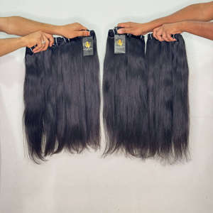 Cheveux indiens bruts alignés dans le sens de la cuticule, Fournisseurs de cheveux humains naturels alignés dans le sens de la cuticule, Lots de cheveux cambodgiens bruts - Product Image 1