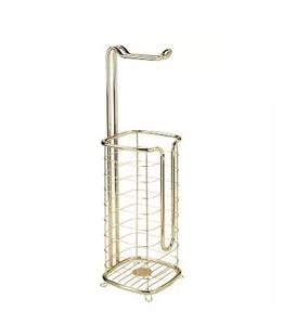 Organizador de baño de metal de la más alta calidad Soporte de papel tisú montado en la pared con acabado negro a un precio razonable - Product Image 4