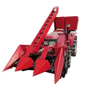 Ear box volume 0.8-1.5 cubic meters corn harvester four-wheel vehicle with backpack corn harvester 2 rows 3 rows corn harvester