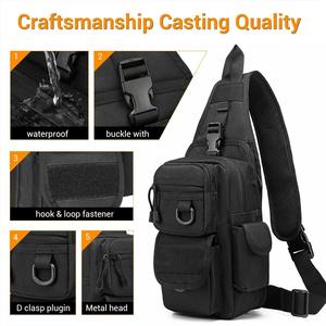 Bolso de pecho informal para hombre, bolsa de hombro para exteriores para caza, senderismo, Camping, escalada, deportes - Product Image 2