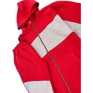 Nuevo chándal para hombre y mujer, sudaderas con capucha, suéter grueso de Color sólido informal y pantalón largo, conjunto de 2 piezas, traje deportivo para correr de lana de otoño para hombre - Product Image 2