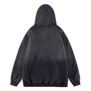 เสื้อฮู้ดมีซิปสำหรับผู้ชายผ้าฝ้ายแบบกำหนดเอง - Product Image 4