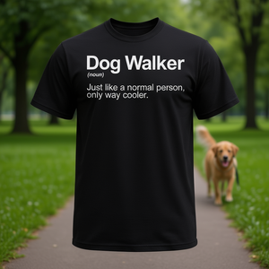 Dog <b>Walker</b> T-Shirt for Men and Women Promotional Pet Walking Apparel - Product Image 3