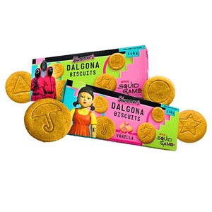 Dalgona บิสกิตข้าวสาลีเกมปลาหมึก yummers รสวานิลลา140กรัม - Product Image 6