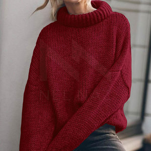 2024 OEM logotipo personalizado suéter de talla grande sudaderas para correr cuello redondo suéter de punto liso transpirable para unisex - Product Image 5