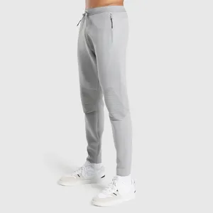 Pantaloni sportivi da uomo Slim Fit in pile da uomo in Spandex di cotone personalizzato con tasca con coulisse