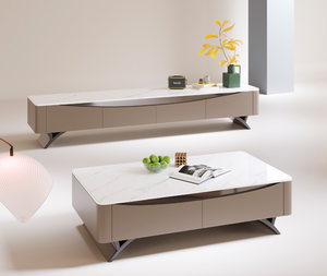 Modern Scandinavian <b>Coffee</b> <b>Table</b>, Minimalist Wooden Sofa Center <b>Table</b> - Product Image 1