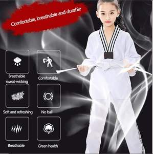 2025 Venta caliente Karate Gi Nueva llegada Uniforme de artes marciales de peso medio para niños y adultos Traje de karate de alta calidad - Product Image 3