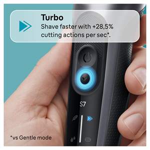 Afeitadora Eléctrica para Hombre, Afeitadora de Láminas Triple Húmeda/Seca con Recortador de Barba, Impermeable IPX7, Mini Afeitadora Lavable - Product Image 4