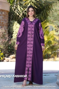 Vestidos bordados de alta moda diseñador de manga larga abullonada bordado personalizado Boho ucraniano dama de honor Boho encaje mejor vestido - Product Image 2