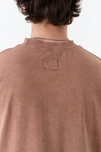 Alta calidad 100% hombro caído Oversize ácido lavado Logo estilo Casual camiseta personalizada DTG impreso Logo transpirable hombres camisetas - Product Image 5