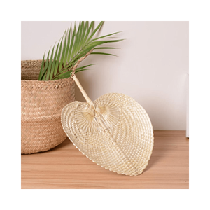 Ventilador de bambú Natural para suministros de refrigeración de verano decoración de pared de granja favores de fiesta de boda de Vietnam de 99GD - Product Image 1