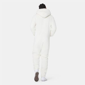 Mono de mujer con logotipo personalizado 2023, chaleco de piel sintética con cuello profundo, pantalones apilados, mono de una pieza para mujer, ropa de salón informal - Product Image 2