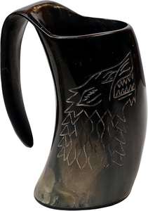 Taza de Cuerno de Búfalo Natural Pulido de Diseño Único, la Mejor Calidad para Fiestas - Product Image 6