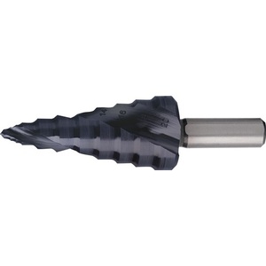 ULTIMATECUT Spiral Fluted <b>Drill</b> Bits HSS RUNaTEC 6-20mm Drilling Range 8 RUKO <b>Steps</b> with 2 Number Cutting Edges" - Product Image 1