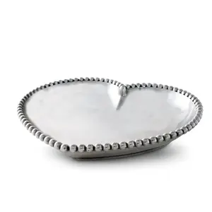 Plateau rectangulaire de luxe en aluminium ZE-3269P, fait main, design zen asiatique, motif horizontal, pour table, fonction vase, qualité supérieure - Product Image 2