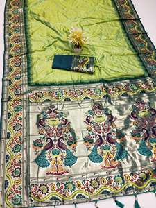 ชุดผ้าไหมอินเดียส่าหรี - Product Image 4