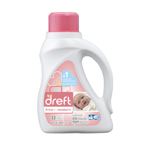 Detergente líquido para ropa de bebé ultra concentrado Dreft (125 cargas, 170 FL. Oz.) - Product Image 1