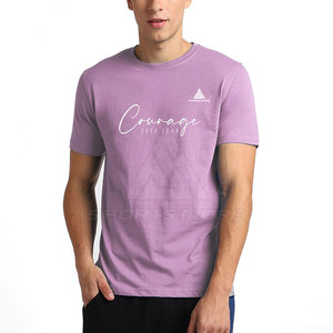 T-shirts pour hommes à manches courtes, col rond, en tissu polaire, coupe classique, légers, respirants, écologiques, 100% coton, pour l'été - Product Image 2