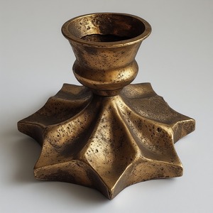 Charme rustique panier d'arbre de Noël en laiton Antique personnalisable Design Durable apporte Vintage chaleur classique beauté vacances - Product Image 2