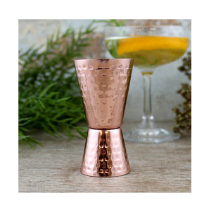 Vidrio de Jigger de cobre de alta calidad para beber vino Cerveza Pieza extra Premium Fabricación de Jigger de cobre de La India - Product Image 2