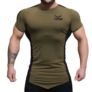Camiseta de gimnasio para hombre, camiseta personalizada de entrenamiento para gimnasio, fabricante de fábrica - Product Image 2
