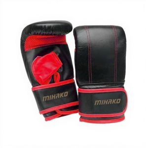 Gants de boxe pour enfants en cuir léger, respirant et imperméable avec fermeture à lacets pour l'entraînement - Product Image 3