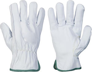 Guantes de piel de cabra genuina Guantes de moda sin forro con características antiestáticas de resistencia al calor de uso general - Product Image 1