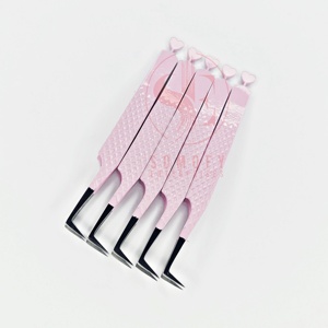 ขนตาปลอมแบบมืออาชีพ90องศาปลายต่อขนตาปลอมทนทานทำจากสแตนเลสโลโก้ออกแบบได้ตามต้องการ - Product Image 3