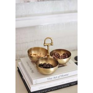 Bol de service en laiton antique gravé à la main pour créer un look unique et élégant dans votre expérience culinaire à la maison - Product Image 5