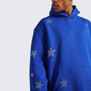 Nuevo conjunto de chándal de poliéster/algodón de lana gruesa de gran tamaño para hombre con capucha - Product Image 4