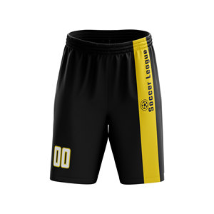 Short de gymnastique unisexe personnalisé de haute qualité 100% polyester imprimé par transfert de chaleur nom de l'équipe maillot de football porter URBANTHREAD.co - Product Image 1