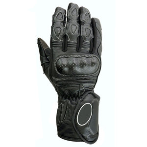 Guantes de Cuero Transpirables e Impermeables Personalizados para Carreras, con Cierre de Gancho y Bucle, para Motociclismo Unisex, con Logotipo de Marca Privada - Product Image 3