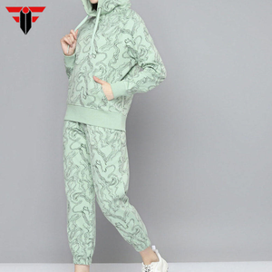 2025 personnalisé femmes survêtement costume haute qualité deux pièces contraste couleur Slim Fit survêtements écologique actif bas hiver - Product Image 4